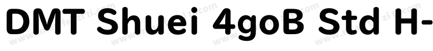 DMT Shuei 4goB Std H字体转换